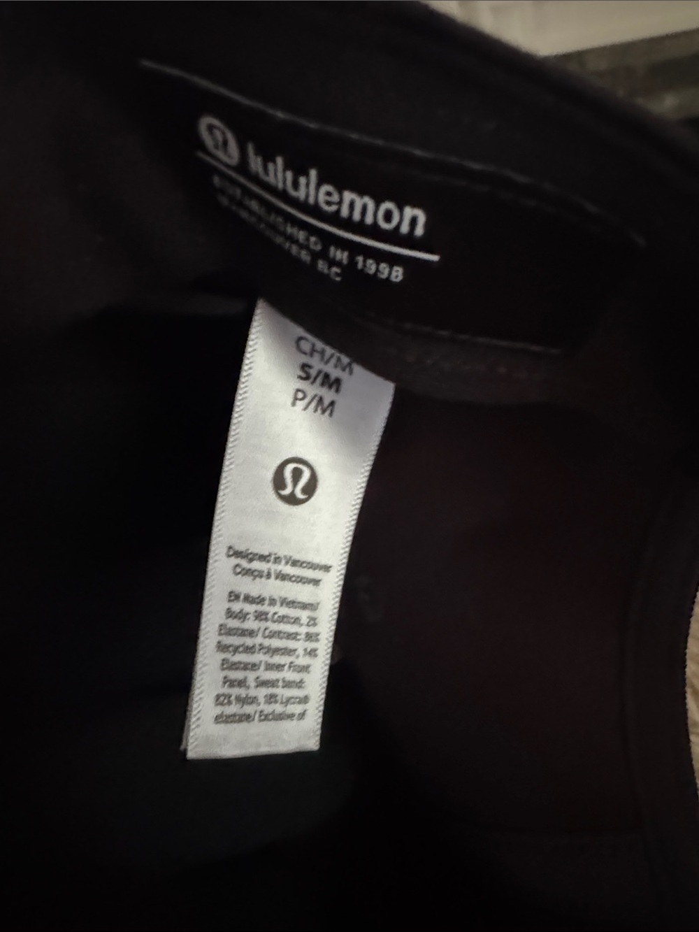 lululemon athletica Black Curved-Brim Baseball Cap with Reflective Logo - Picture 3 of 3
